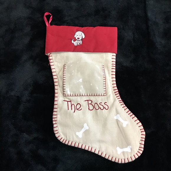 Other - Puppy / Dog / Pet Stocking NWOT
The Boss Embroidery Sleeve for Picture
14” Long
